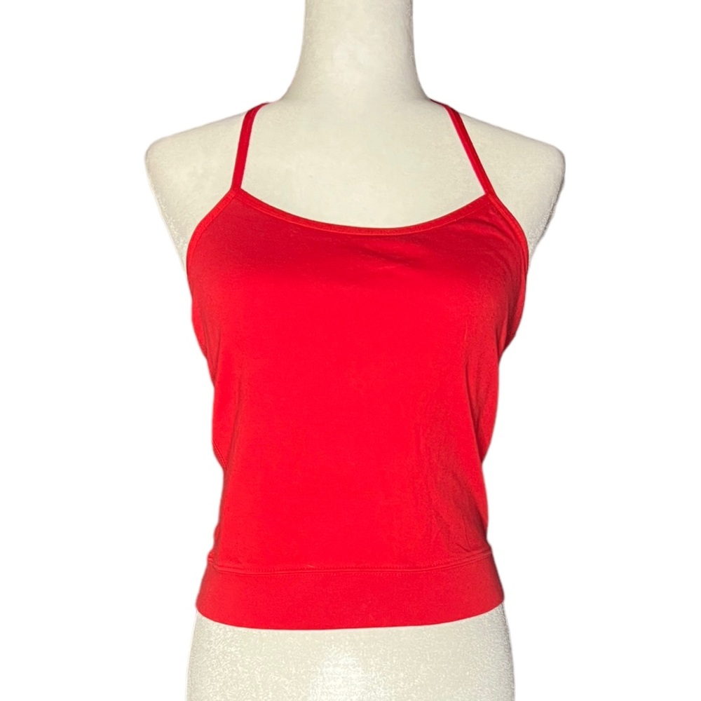 Abercrombie & Fitch Y2K Red Halter Tank L